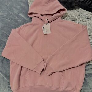 Aritzia, Mega Raglan Hoodie - size M - colour, Claremont - NWT, never worn.